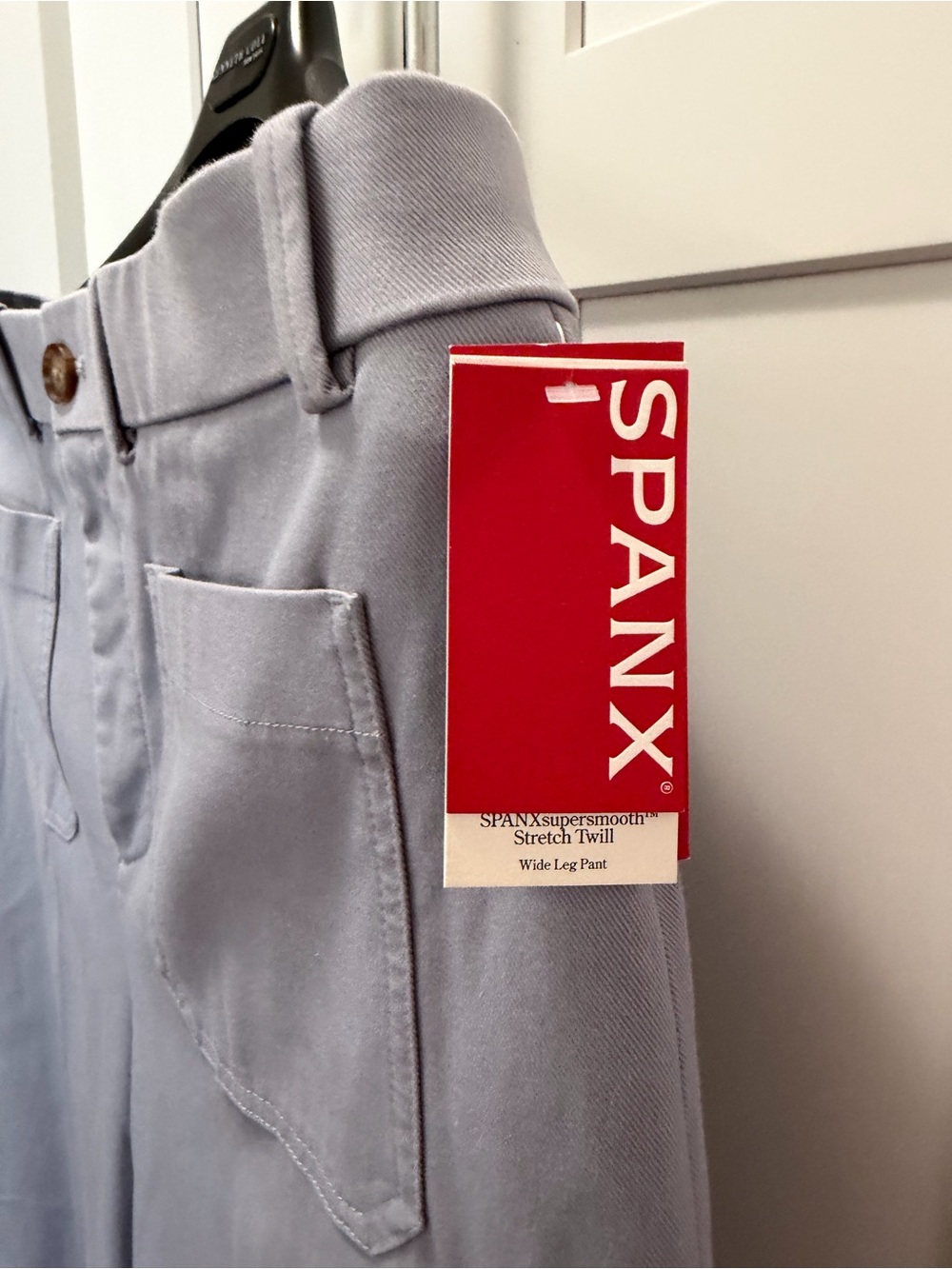 SPANX Super Smooth Women's Wide-Leg Twill Pants XL Himalayan Cloud - Picture 5 of 8